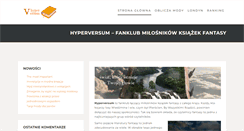 Desktop Screenshot of hyperversum.pl